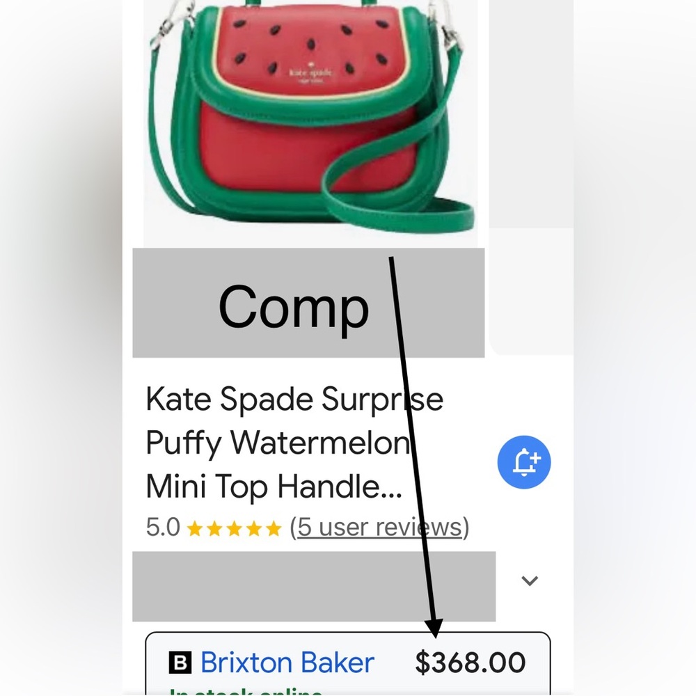 🔥 NWT Kate Spade NY Puffy Novelty Watermelon Crossbody Purse MSRP $399 - Picture 11 of 12